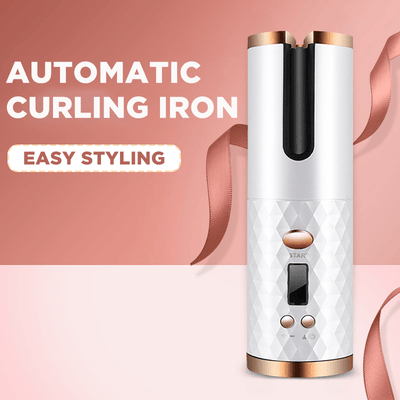 💜Wireless Auto Rotation Curling Iron