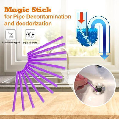 Magic Stick for Pipe Decontamination  and deodorization (12 pieces)