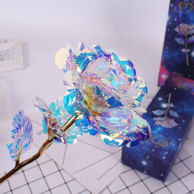 Hirundo Colorful Galaxy Rose with Love